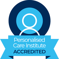 Personalised Care Institute accreditation badge